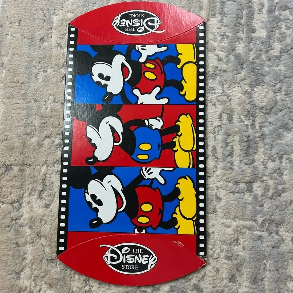 Vintage The Disney Store Pillow Gift  Cardboard Boxes Mickie Mouse Set of 2 USED